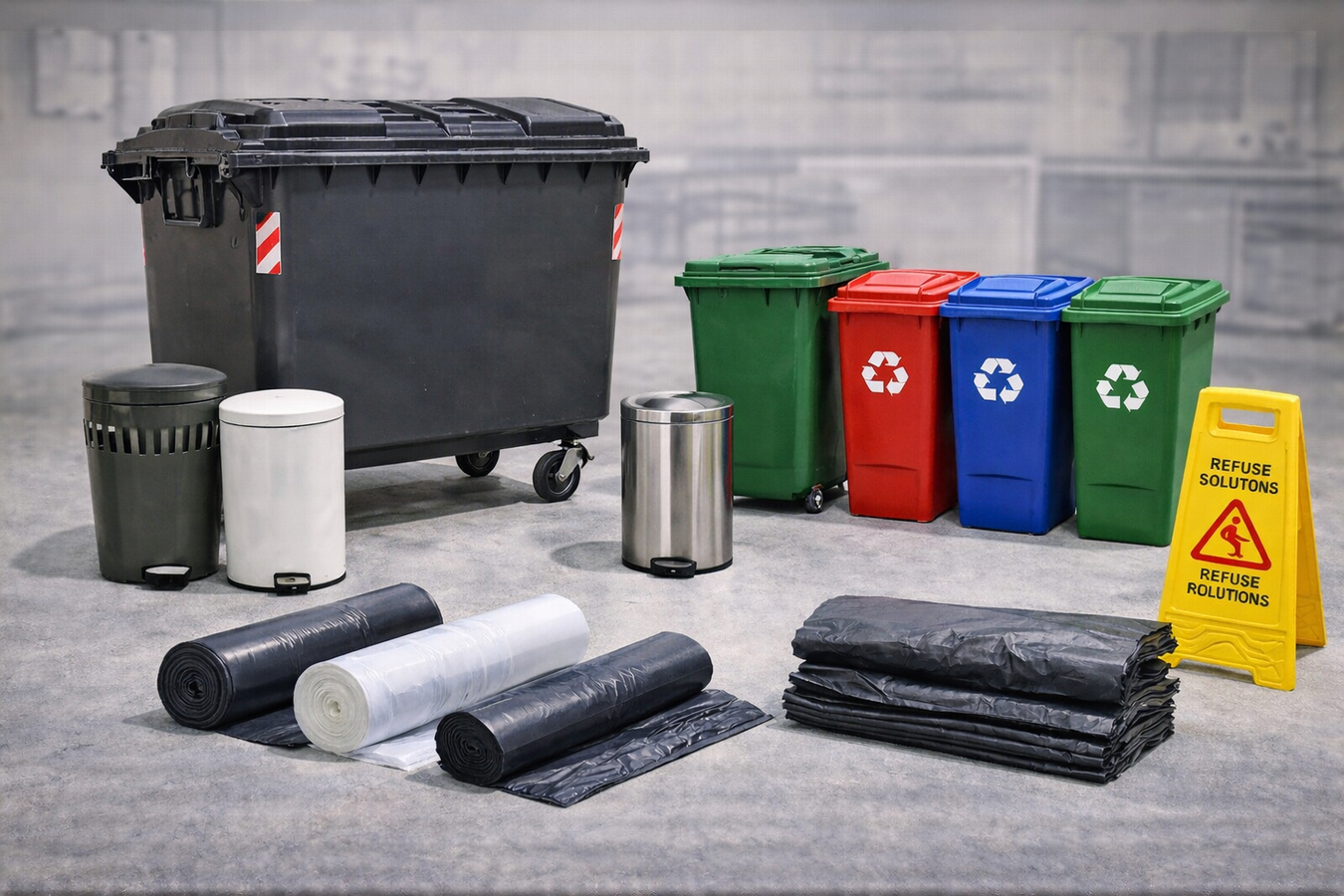 Waste Bins, Liners & Refuse Solutions
