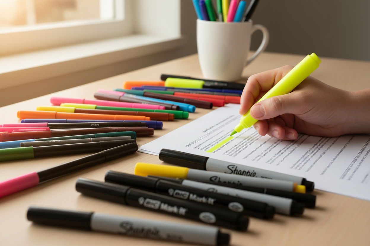 Markers Pens & Highlighters