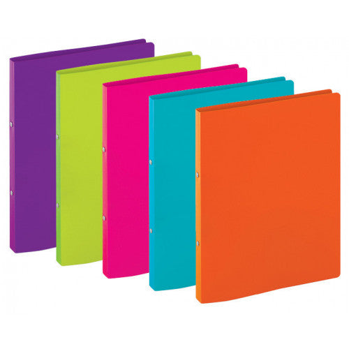 A4 Slim Ring Binder – Vivid Colours (Assorted)