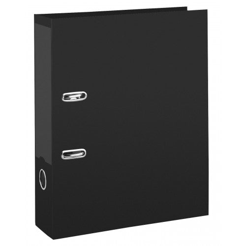A4 Lever Arch File – Matt Black 75MM SPINE