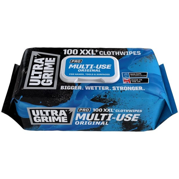 Ultra Grime Multi Use Wipes XXL (Pack 100)