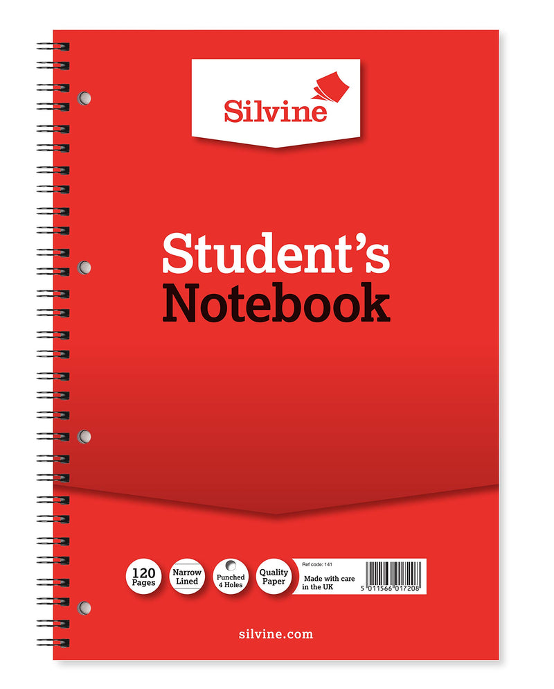 Wirebound Notebook – Classic Red Cover