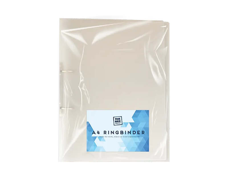 A4 Clear Ring Binder – Presentation Folder