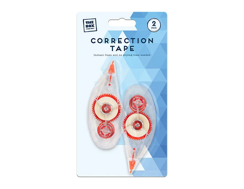 Correction Tape – 2 Pack | Dry Correction Roller Set
