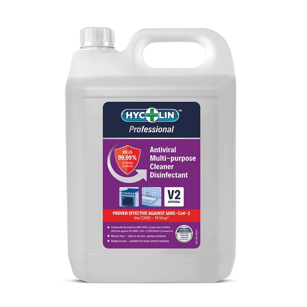V2 Hycolin Professional Antiviral Multipurpose Cleaner Disinfectant 5 Litre