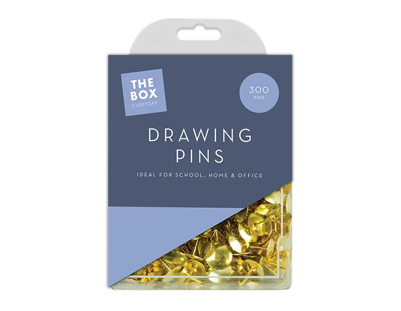 Drawing Pins – 300 Pack | Metal Thumb Tacks