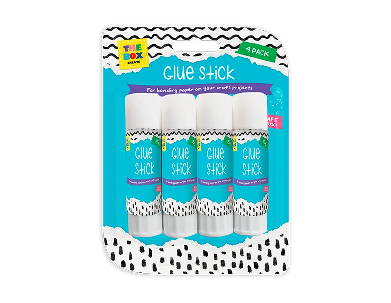 Glue Sticks 15g – 4 Pack | Multi-Purpose Craft Glue