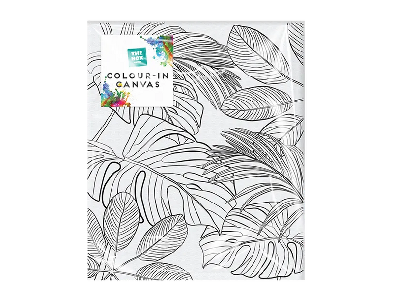 Colour-In Canvas – Pre-Printed Paint & Colour Canvas