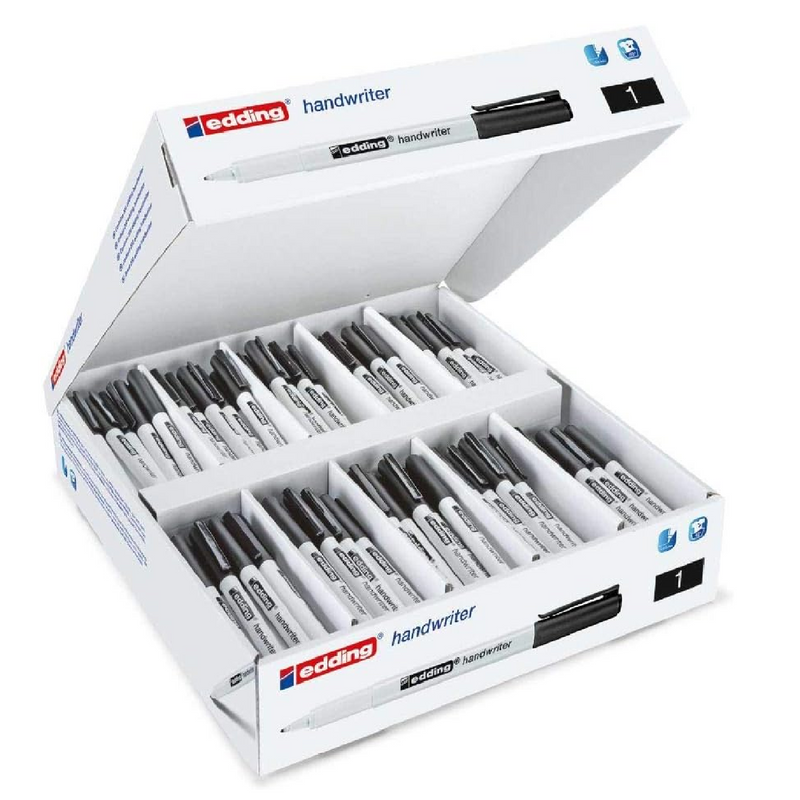 Edding Handwriter Pens – Black | Classpack of 200